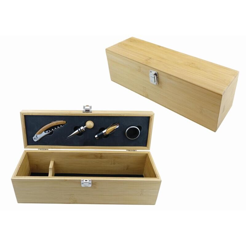 JG ACCESORIOS P/BAR CAJA DE MADERA 5PZ