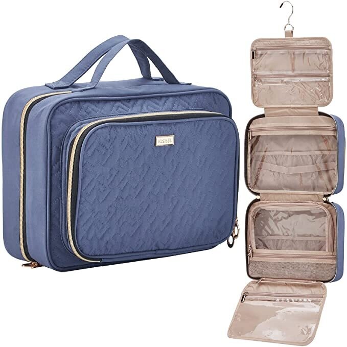BOLSA DE VIAJE CON GANCHO Y BOLSILLO CON ZIPPER MEDIANO