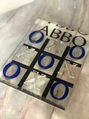 Tic Tac Toe En Acrílico Impreso 5x7