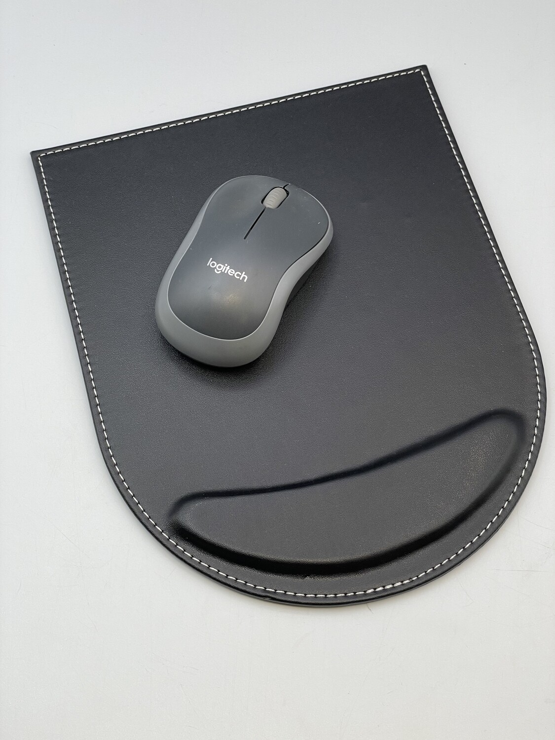 Mouse Pad de Cuerina Negro