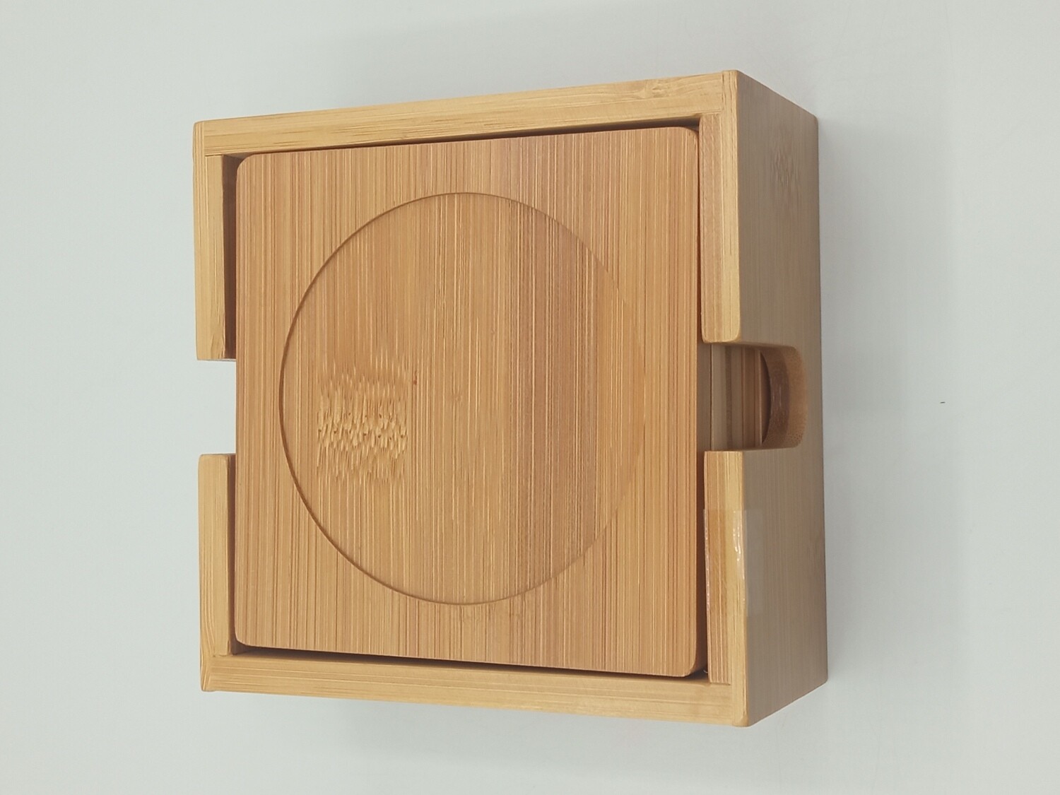 Porta Vasos de bamboo Set 6