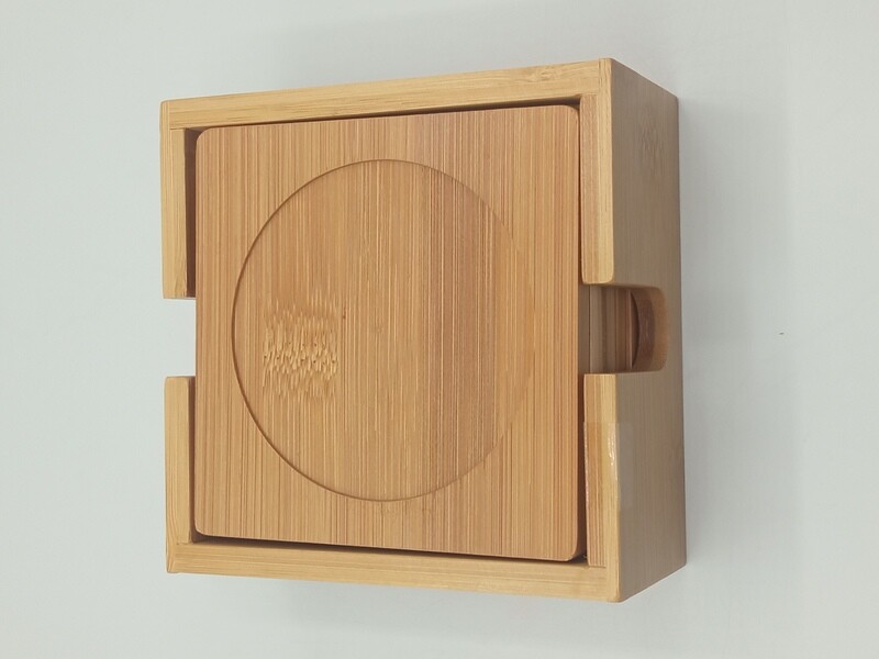 Porta Vasos de bamboo Set 6