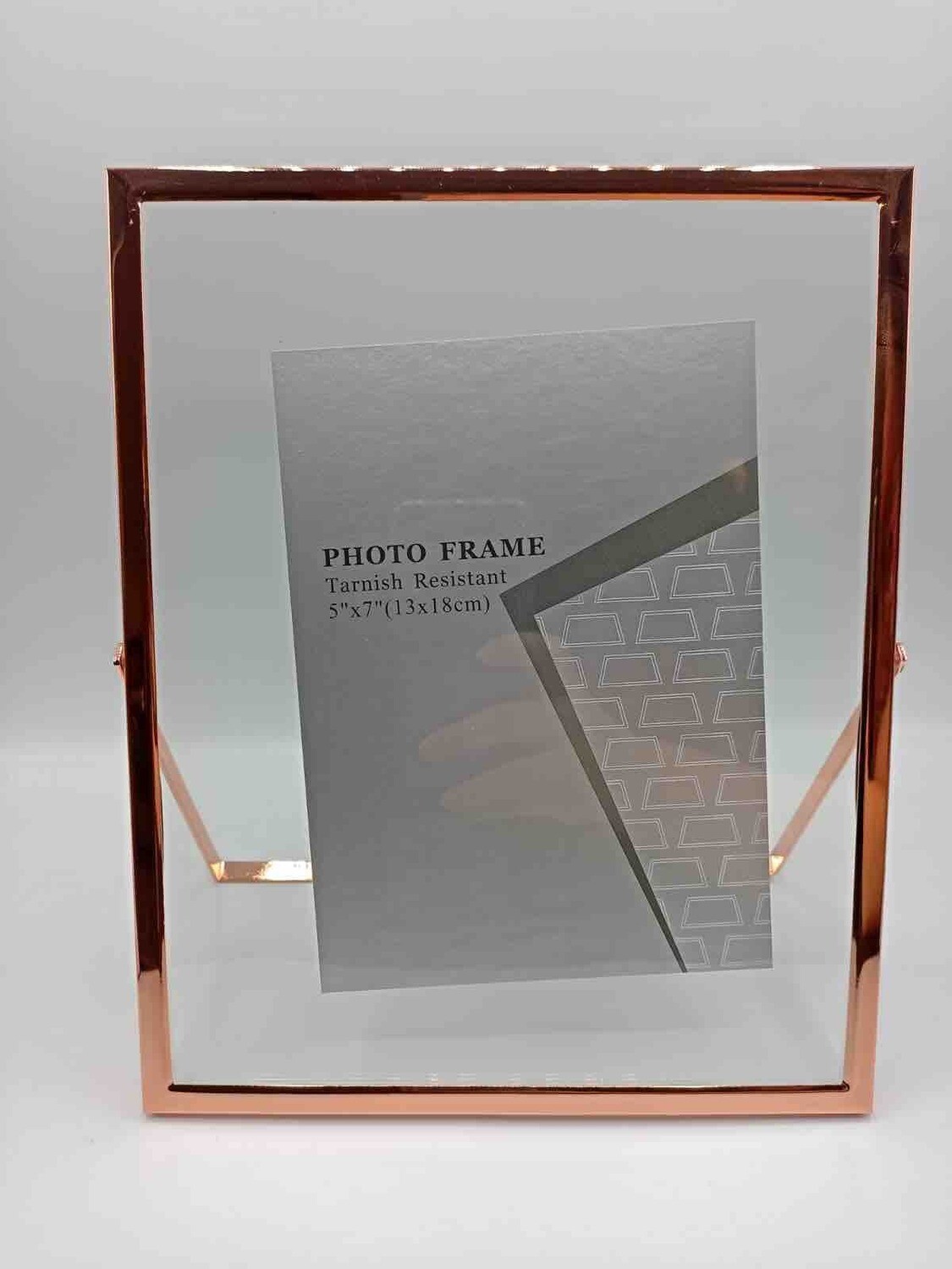 Porta retrato de Vidrio Rose Gold