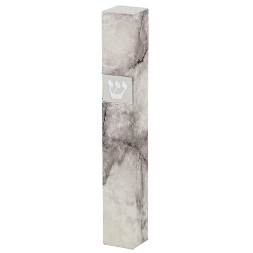 Mezuza 15 cm Gris Marmoleada