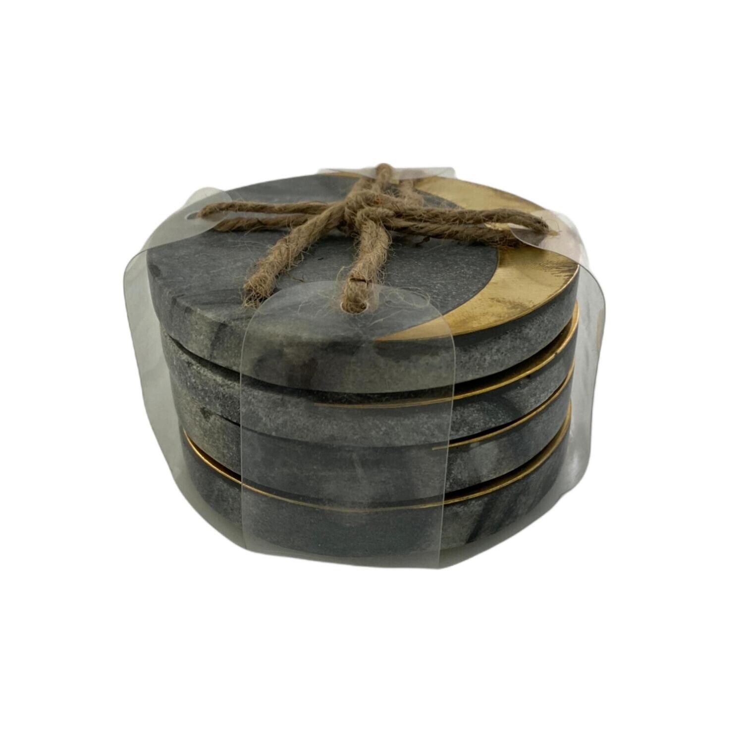 Porta Vasos De Mármol Set De 4