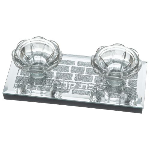 Candelabro de Cristal con base 20 x9.5cm