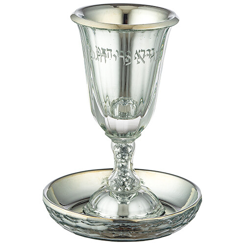 Copa para Kidush 14 CM con Platito