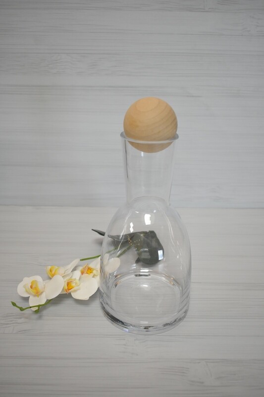 Decanter con Tapa de madera