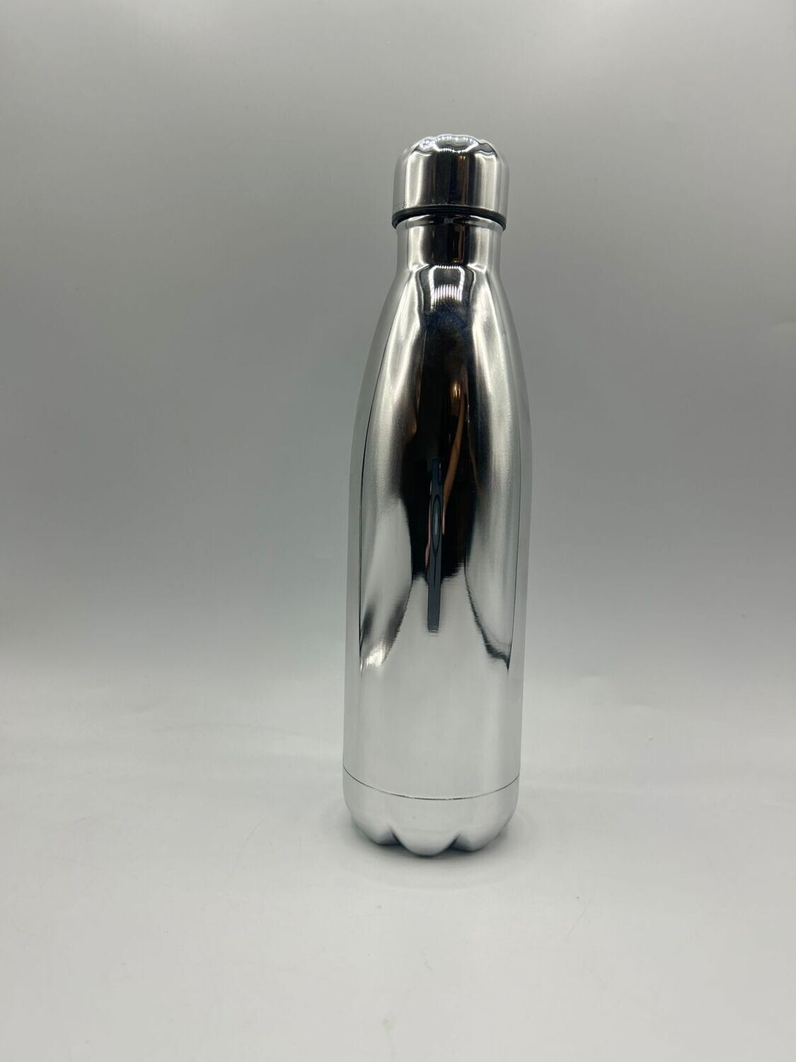 Botella Térmica Brillante Plateada