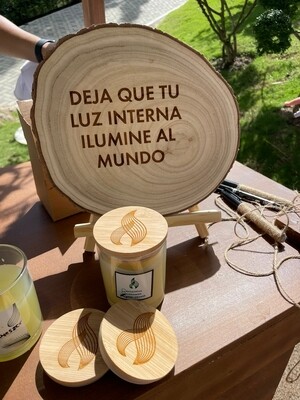 CORTEZA DE MADERA GRANDE 9"