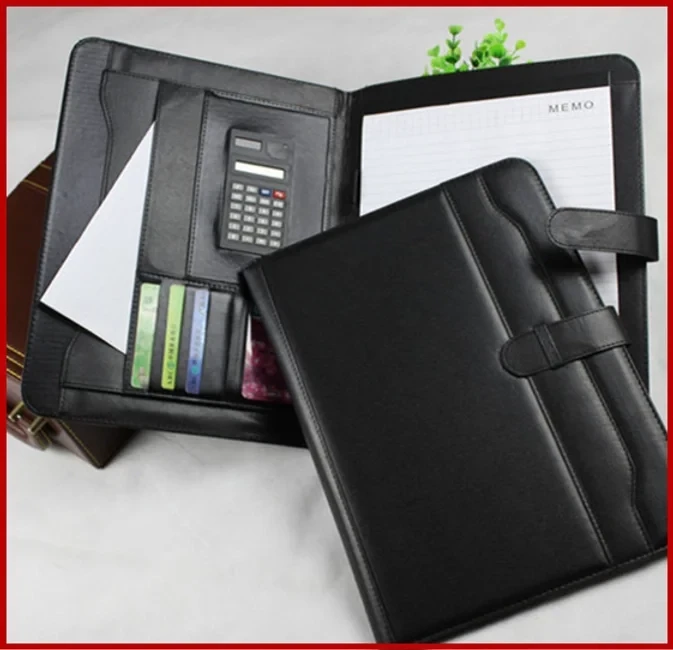 FOLDER DE CUERINA NEGRO