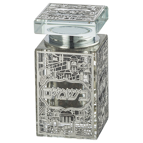 Besamin de Cristal 8x6cm con plaquita
