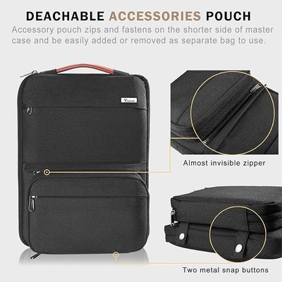 Bolso para Laptop de 13 con bolso detachable negro
