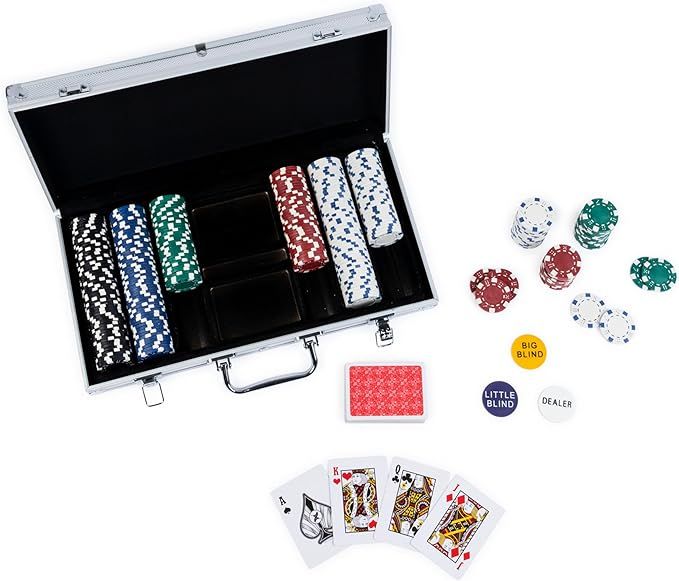 Juego de Poker 300pcs en maletin metalico