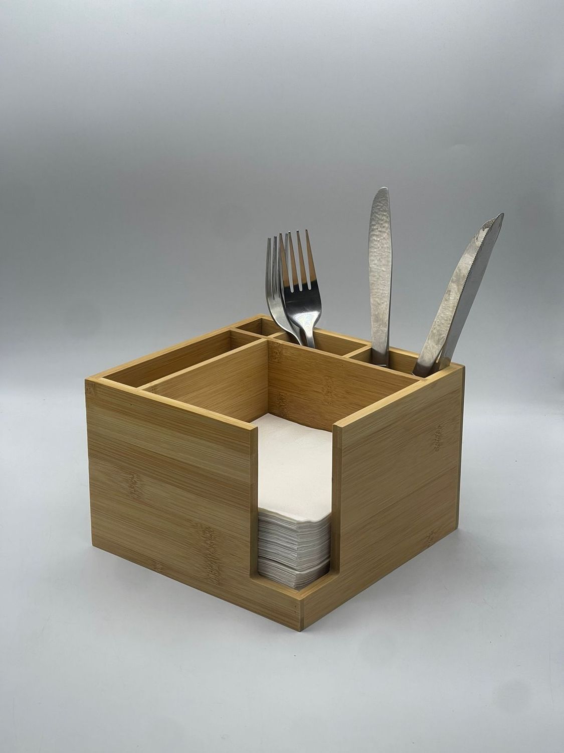 Servilletero de madera 18x18cm