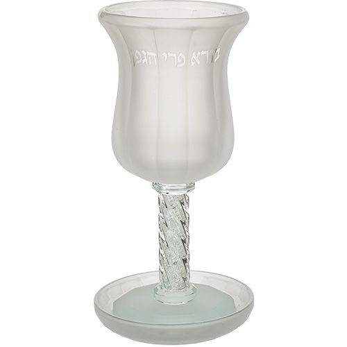 Copa de kidush en cristal 25 cm