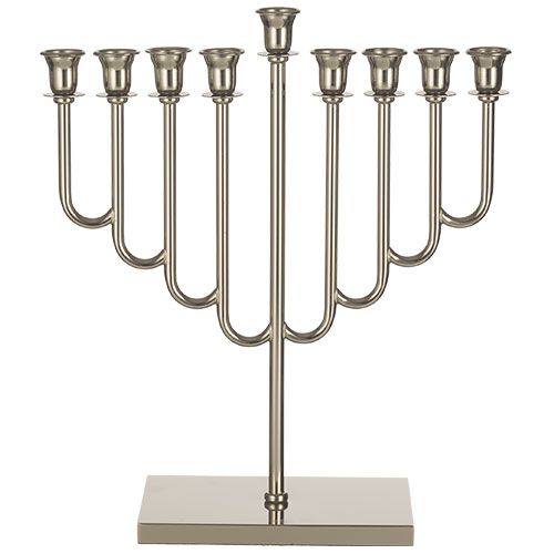 Janukia en metal 36 cm Nickel