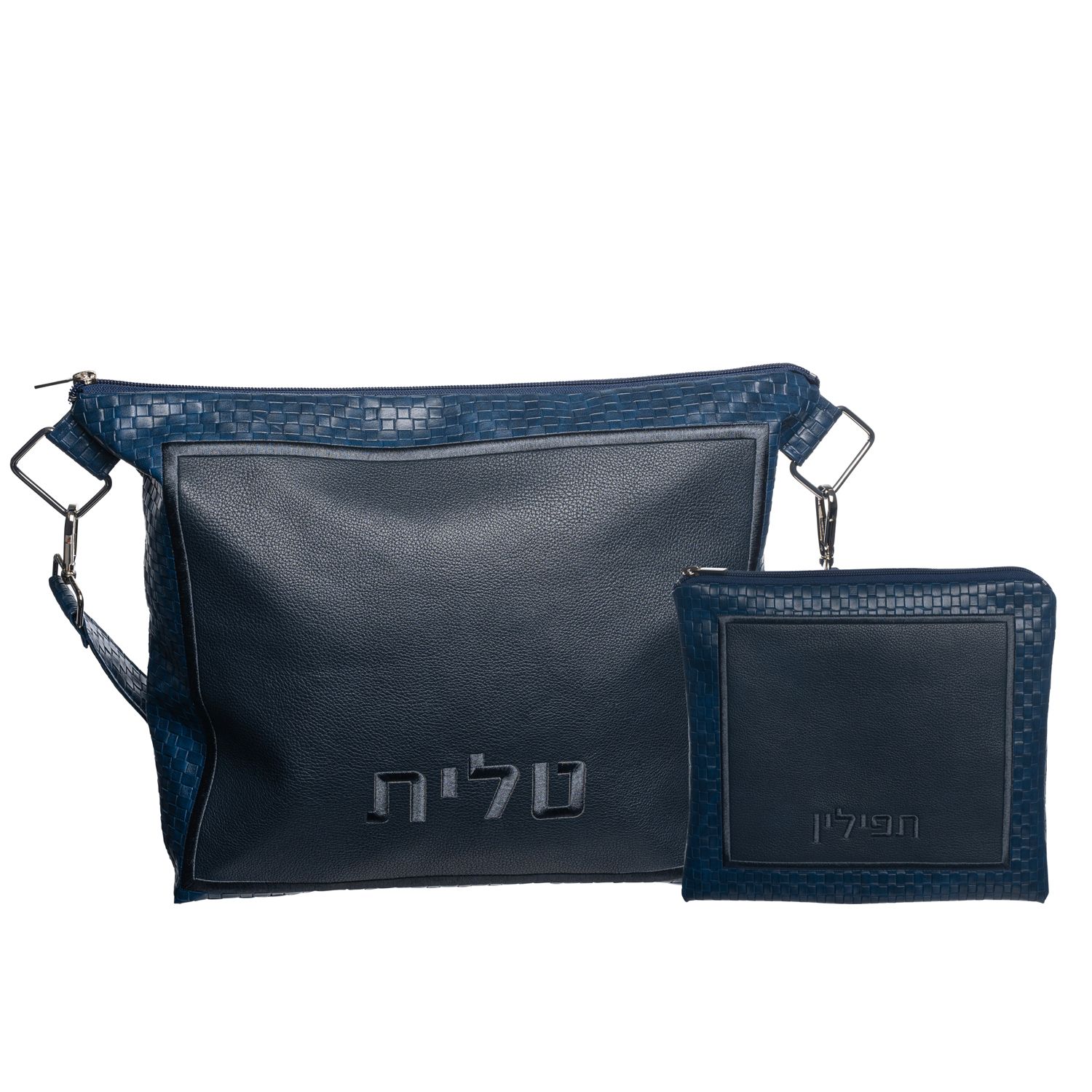 Set de coracha en cuero azul