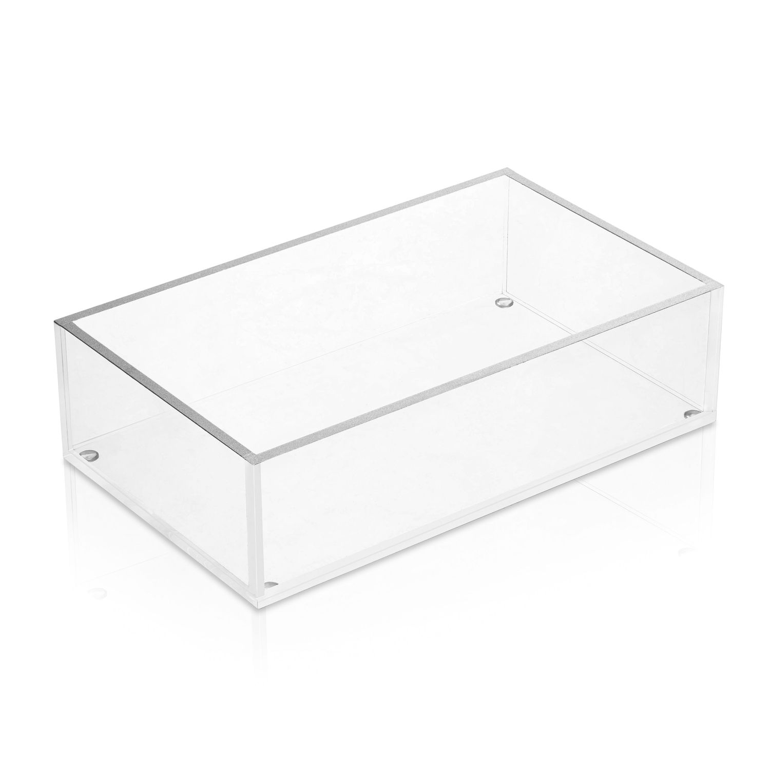 Porta servilleta en acrilico Guest Towel plateado