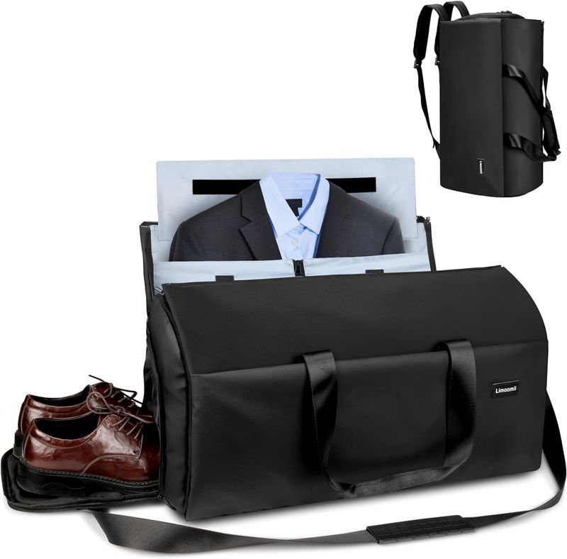 Bolsa de viaje convertible Limo negro