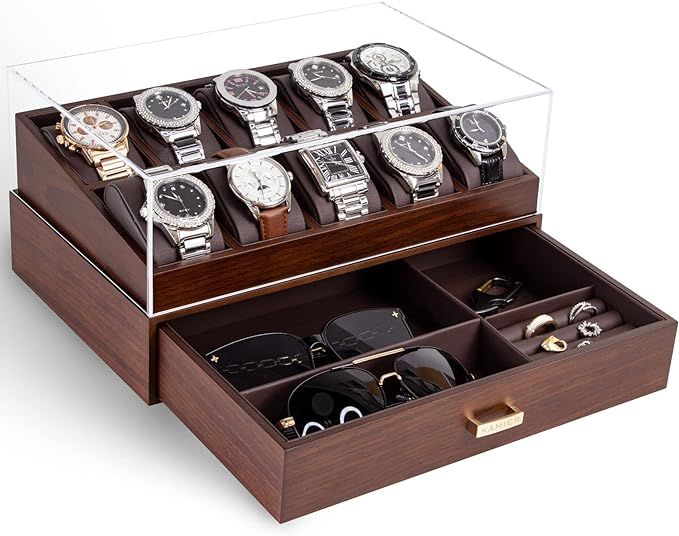 Caja para reloj 9 slot de tipo escaparate