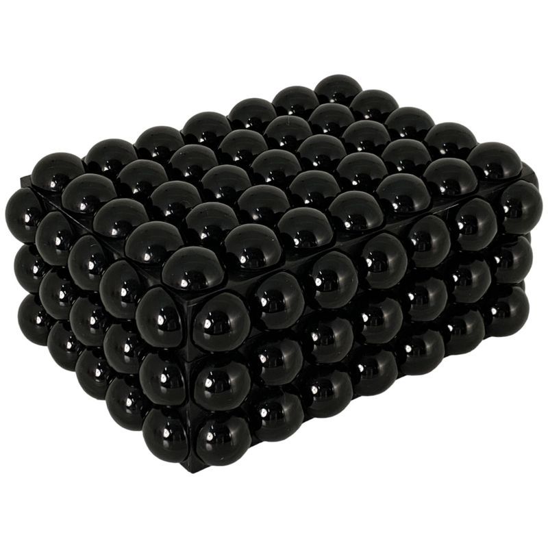 CAJA DECORATIVA NEGRA 19X14X8.5CM