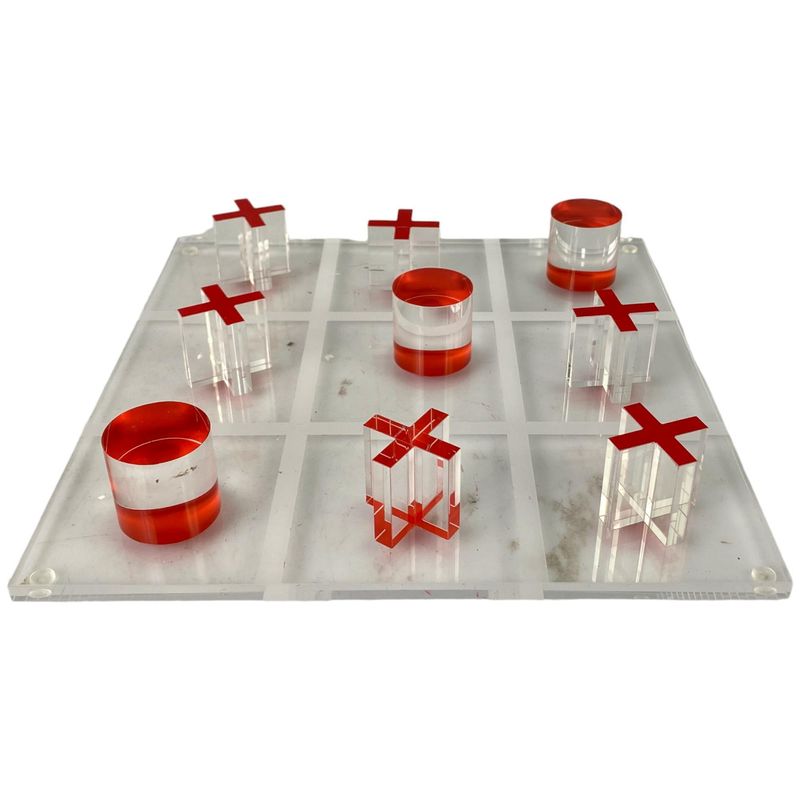JUEGO DE TIC TAC TOE ROJO