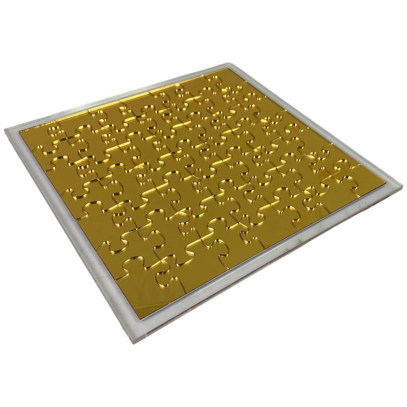ROMPECABEZA EN ACRILICI DORADO 49PZ