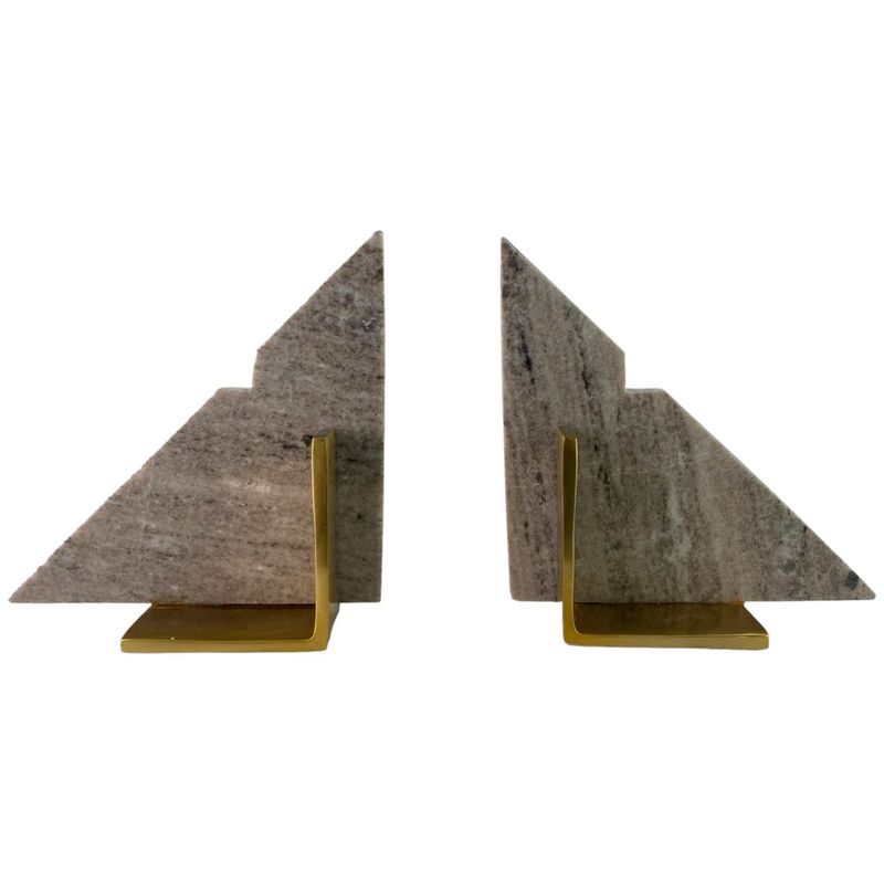 SUJETADOR DE LIBROS DORADO CON PIEDRA