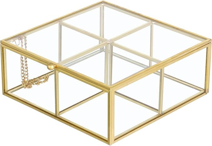 Caja de cristal 4 divisiones