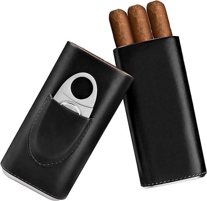 Estuche de habanos para viaje en negro