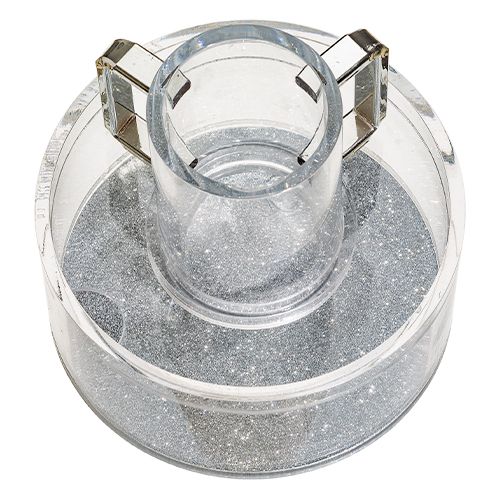Maim ajaronim en acrílico plateado 15 cm