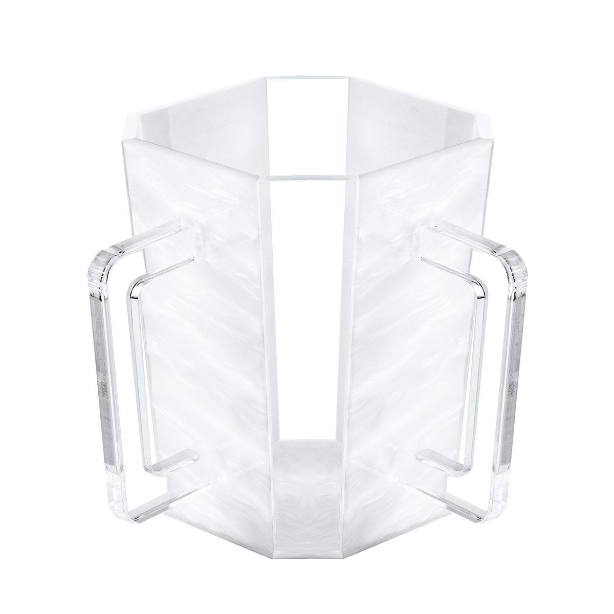 Netilat octagonal blanco perla