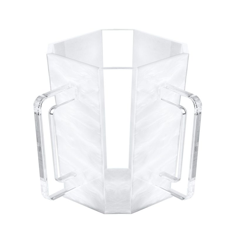 Netilat octagonal blanco perla