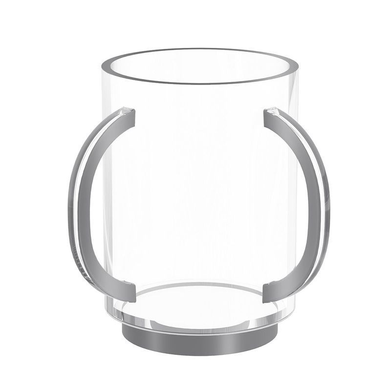 Netilat acrilico plateado
