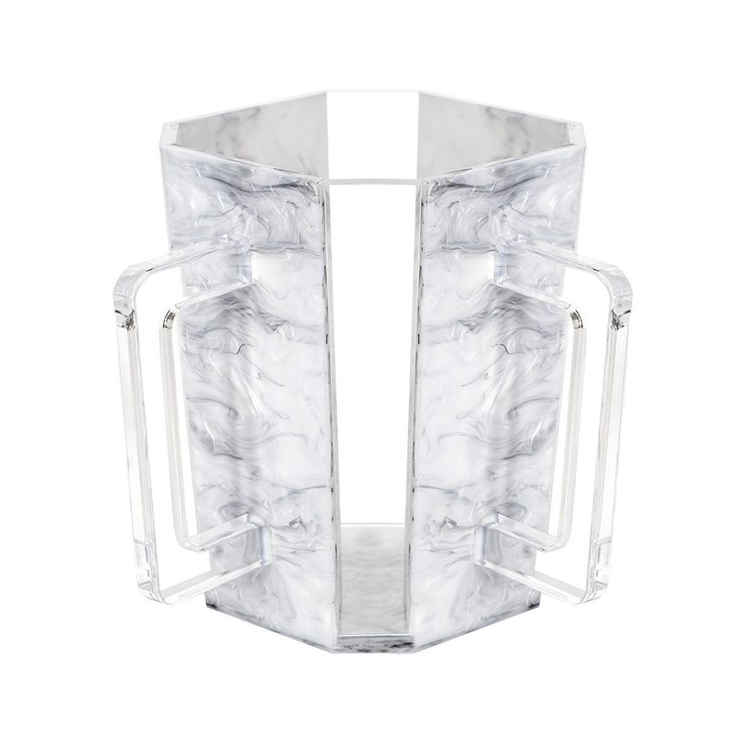 Netilat octagonal gris perla