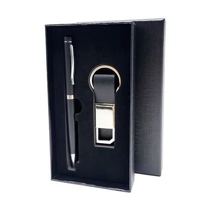 Kit de pluma y llavero personalizado