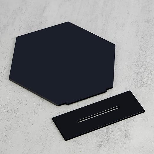 acrilico negro 5.5 pulgadas