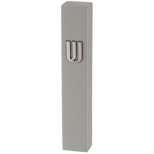 Mezuzá gris de 12 cm