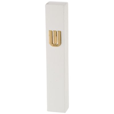 Mezuzá blanca de 12 cm