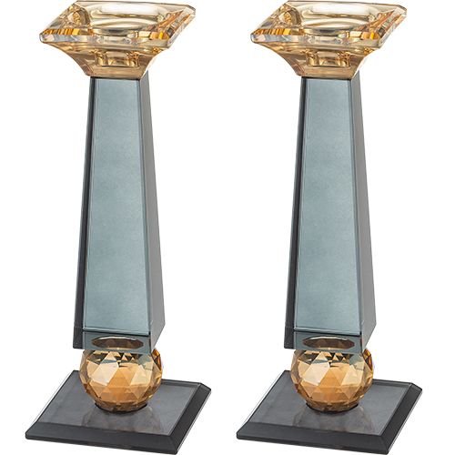 Candelabros de cristal 17 cm