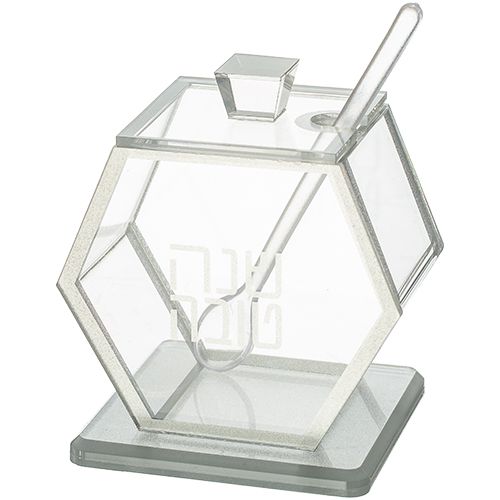 Mielera Acrilica detalles plateados
