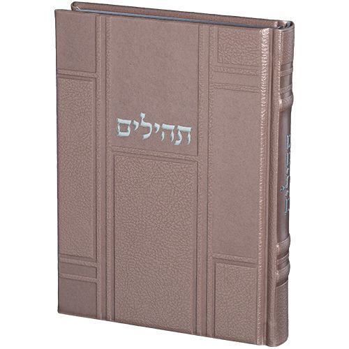 TEHILIM KETER HATFILA Rosado en Hebreo - 12x17.5 cm