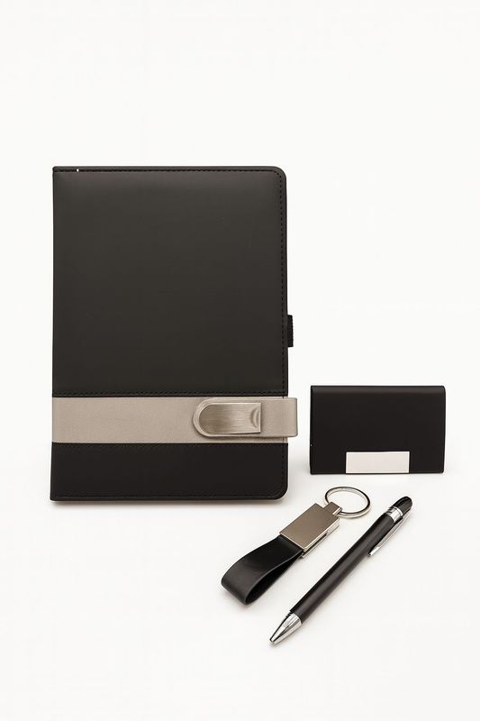 Set ejecutivo silver edition - 4 piezas