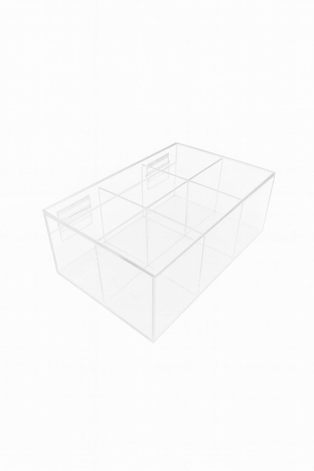 Caja de te acrilica 6 diviciones