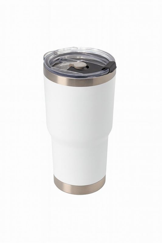 VASO DE METAL 560ML -BLANCO