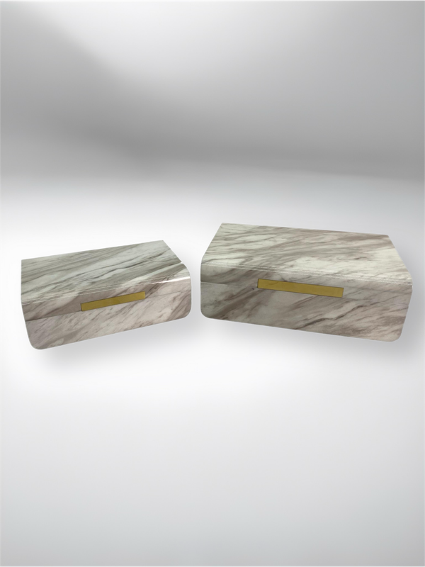 Caja Marmolizada en 2 tamaños