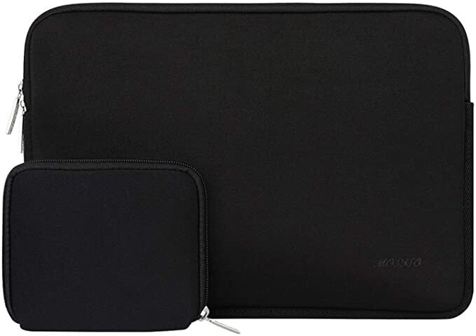 Set funda para Laptop con estuche para cargadores Negro 13 pulgadas