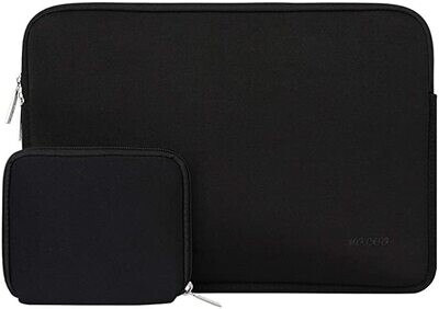 Set funda para Laptop con estuche para cargadores Negro 13 pulgadas