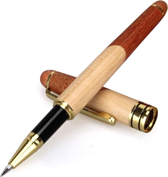 Pluma set con caja de madera